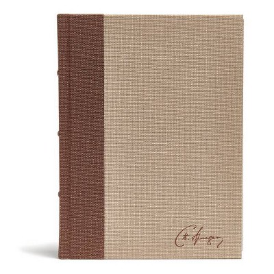 CSB Spurgeon Study Bible, Brown/Tan Cloth Over Board - by  Csb Bibles by Holman & Alistair Begg (Hardcover)