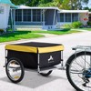 Aghana Digitals 20" Wheel Bicycle Cargo Trailer with Quick Release Wheels, Removable Washable Cover - 3 of 4