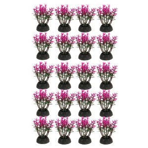 Unique Bargains Aquarium Plastic Plants for Fish Tank Landscape Decoration 1.97" 20 Pcs - 1 of 4