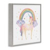 Stupell Industries Kids Nursery Unicorn Watercolor Black Framed Giclee Art - 3 of 4