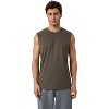 Anna-Kaci Active Men's Sleeveless Crew Neck Ribbed Tank Top with Relaxed Fit and Stretch Fabric - 2 of 4
