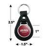 Colgate University Raiders Logo Black Leather Keychain - 2 of 4