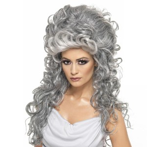 Smiffys Medeia Witch Beehive Grey Wig Costume Accessory - 1 of 4