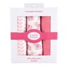 Luvable Friends Baby Girl Muslin Cotton Swaddle Blanket, Girl Elephant, One Size - 2 of 2