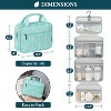 PAVILIA Hanging Toiletry Bag Travel Women Men, Foldable Cosmetic Organizer, Water Resistant Makeup Accessories Essentials Kit - 2 of 4