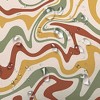 72"x72" Abstract Wavy Swirl Boho Shower Curtain - 4 of 4