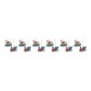 Rocking Horse and Toy Train Ornament (Set of 12) - 2 of 4