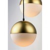 ET2 Lighting Half Moon 3 - Light Pendant in  Metallic Gold - 2 of 2