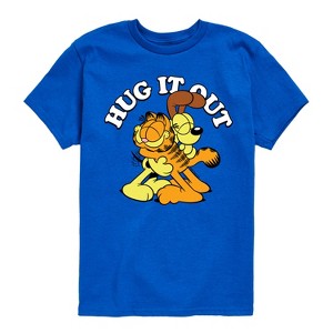 Boys' - Garfield - Hug It Out Short Sleeve Graphic T-Shirt - 1 of 4