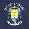 Women's - SpongeBob SquarePants - The Best Day To Namaste Short Sleeve Graphic T-Shirt - 2 of 4