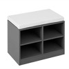 KTMBDW Modern Shoe Storage Cabinet with 4 Tier Shoe Racks, Entryway Shoe Storage with Shoe Bench for Hallway, Living Room - 4 of 4