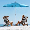 Aoodor 10 ft Patio Umbrella, Outdoor Table Umbrella, Market Umbrella with 3 Tier - 2 of 4