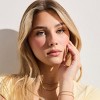 EVRY JEWELS WATERPROOF Gold or Silver Plated Duo Chain Bracelet - 2 of 3