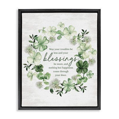Stupell Industries Irish Proverb Wreath, 25" x 31"