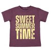 The Juniper Shop Sweet Summer Time Block Distressed Toddler Short Sleeve Tee - 3 of 4