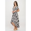 WEST K Women's Georgia Faux-Wrap Maxi Dress with High-Low Hem and Tie Waist - 2 of 4