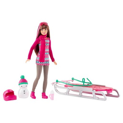 barbie snow fun gift set