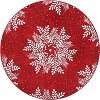 Fulvari Christmas Snowflake Area Rug,Rug Washable Non Slip for Entryway,Mats for Front Door,Bedroom Living Room Laundry Room Indoor - 4 of 4