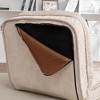 Vynxaria Adjustable Upholstered Human Dog Bed & Bean Bag Sofa with Massage Pillow - 2 of 4