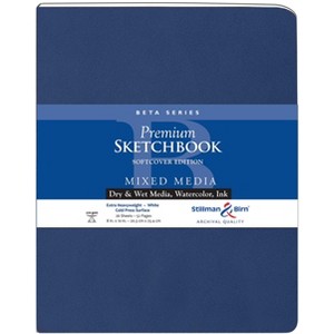 Stillman & Birn Beta Series - Softcover Sketchbook - Portrait 8 x 10 - 270gsm White Paper - 1 of 2