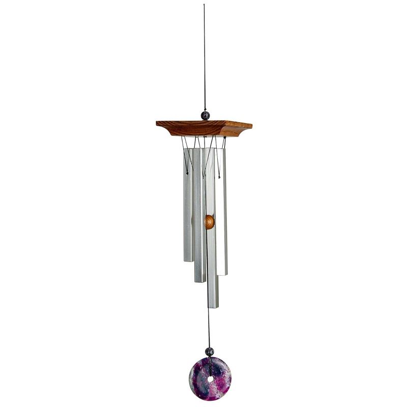 Woodstock Windchimes Woodstock Amethyst Chime , Wind Chimes For Outside, Wind Chimes For Garden, Patio, and Outdoor Décor, 21"L, 1 of 10