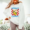 Simply Sage Market Amalfi Coast Red Checkerboard Lightweight Garment Dyed Sweatshirt - 3 of 3