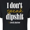 Women's - Yellowstone - Dont Speak Dipsh-T Cropped Graphic T-Shirt - 2 of 4