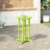WestinTrends Malibu 37" All Weather HDPE Outdoor Patio Counter Height Bistro Table - Round - 2 of 4