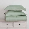 Isla Jade King Reversible Down Alternative Comforter Set Sage Green - 3 of 4