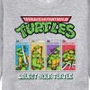 Men's - Teenage Mutant Ninja Turtles - Select Your Turtle Video Game Pixel Graphic Fleece Sweatshirt - 2 of 4