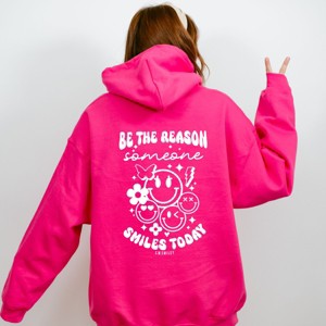 Simply Sage Market S.W.Smiley Be The Reason Someone Smiles Today Hoodie - 1 of 4