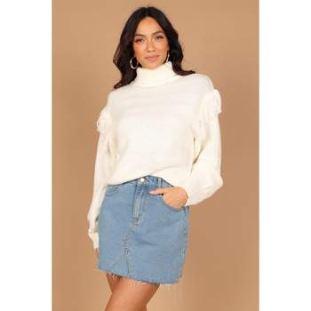 Petal and Pup Christie Fringe Knit Sweater