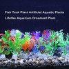 Unique Bargains Aquarium Decorations Fish Tank Artificial Plants 10 Pcs - 2 of 4