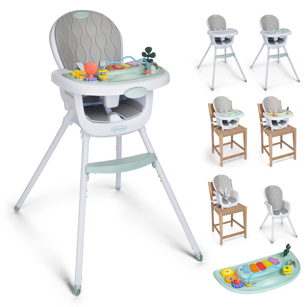 Photos - Car Seat Infantino Music and Lights 8-in-1 Convertible High Chair 