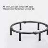 Jump Into Fun 40 Inch Foldable Trampoline With Non-slip Rubber Cover,  Adjustable Foam Handle, Ideal For Fitness, Sports, And Outdoor Recreation - 4 of 4