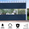 Covers&All Outdoor Clear Panel Curtain, Outdoor Curtains for Patio, Waterproof & Weather Resistant Tarp - 3 of 4