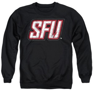Men's St. Francis University Distressed Primary Logo Crewneck Sweatshirt - 1 of 4