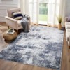 Washable Living Room Rug Non Slip Low Pile Area Rug Soft Foldable Accent Carpet for Bedroom Home Office Dining Room - 2 of 4