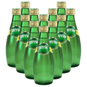Perrier Sparkling Natural Mineral Water - 11 Fl Oz Glass Bottle (Pack of 12) - 1 of 4