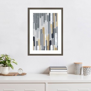 Amanti Art Stream of Consciousness II by Eva Watts Wood Framed Wall Art Print - 1 of 4