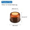 Unique Bargains Elastic Soft Chair Leg Protect Non-Slip Silicone Floor Pads 16 Pcs - 2 of 3