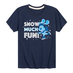 Boys' - Blue's Clues & You! - Snow Much Fun Short Sleeve Graphic T-Shirt - 1 of 4