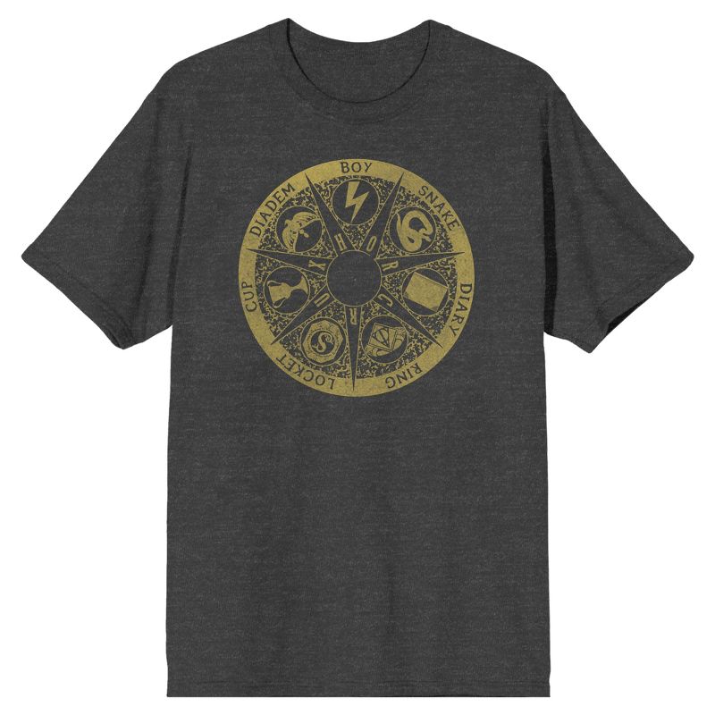 Harry Potter Gold Horcrux Men's Black T-shirt, 1 of 4