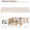 PAGED Retractable Awning Aluminum Frame for Door Entrance Adjustable Protection with Manual Crank Handle for Deck, Yard - 2 of 4