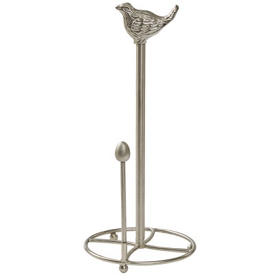 Park Designs Silver Songbird Paper Towel Holder