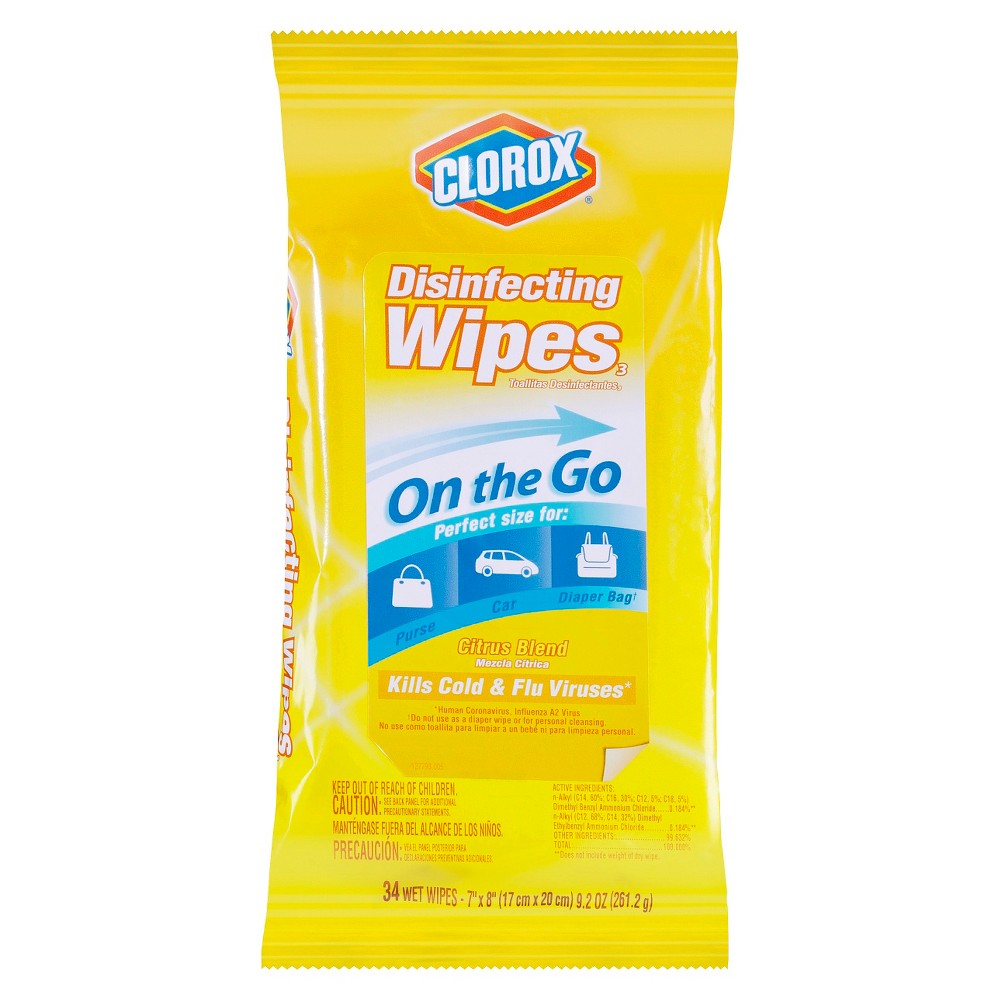 UPC 044600309989 product image for Clorox Citrus Blend Disinfecting Wipes - 34ct | upcitemdb.com