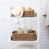 Juvale Set of 3 Small Wicker Baskets for Storage, Woven Nesting Bins with Handles for Bathroom Towels and Toilet Paper Organization, Shelf 3 Sizes - image 2 of 4