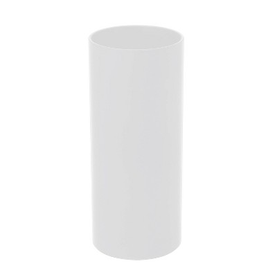 White Soft Touch Toilet Brush with Holder Set