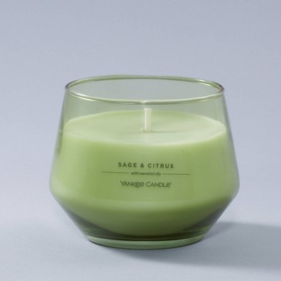 10oz 1-Wick Studio Collection Glass Candle Sage and Citrus - Yankee Candle