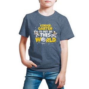 Boys' - Disney - Kindergarten Out Of This World Short Sleeve Graphic T-Shirt - 1 of 4